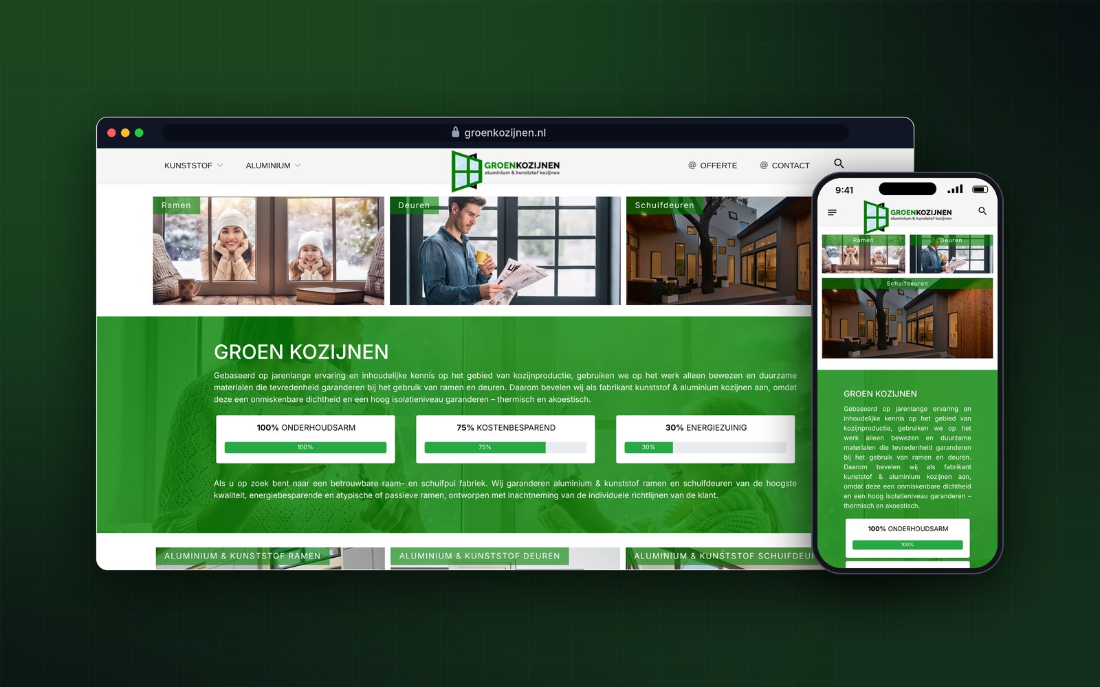 Groen Kozijnen